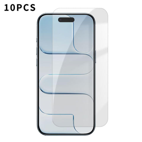 Kalebol 10pcs High-Aluminum Semi-Screen Anti-Fingerprint HD Tempered Glass Film, For iPhone Duo Outer Screen, For iPhone 18, For iPhone 18 Pro, For iPhone 18 Pro Max, For iPhone 17 Pro Max, For iPhone 17 Pro, For iPhone 17, For iPhone Air              ...