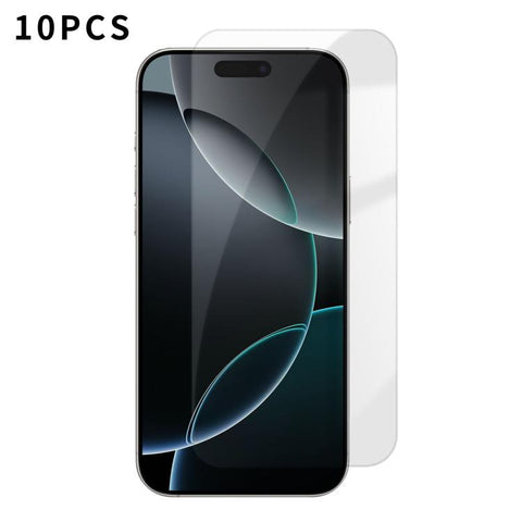 Kalebol 10pcs High-Aluminum Semi-Screen Anti-Fingerprint HD Tempered Glass Film, For iPhone Duo Outer Screen, For iPhone 18, For iPhone 18 Pro, For iPhone 18 Pro Max, For iPhone 17 Pro Max, For iPhone 17 Pro, For iPhone 17, For iPhone Air              ...