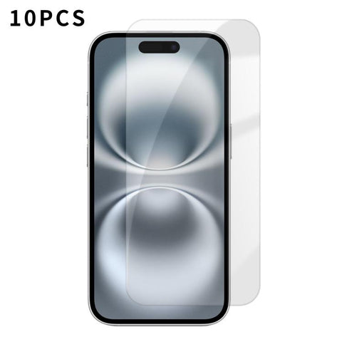 Kalebol 10pcs High-Aluminum Semi-Screen Anti-Fingerprint HD Tempered Glass Film, For iPhone Duo Outer Screen, For iPhone 18, For iPhone 18 Pro, For iPhone 18 Pro Max, For iPhone 17 Pro Max, For iPhone 17 Pro, For iPhone 17, For iPhone Air              ...