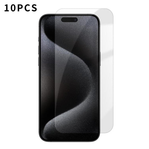 Kalebol 10pcs High-Aluminum Semi-Screen Anti-Fingerprint HD Tempered Glass Film, For iPhone Duo Outer Screen, For iPhone 18, For iPhone 18 Pro, For iPhone 18 Pro Max, For iPhone 17 Pro Max, For iPhone 17 Pro, For iPhone 17, For iPhone Air              ...
