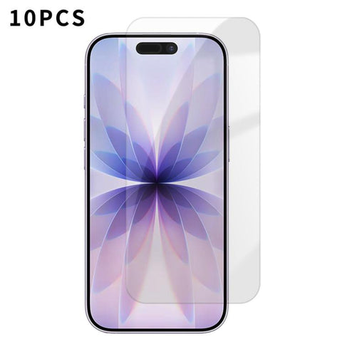 Kalebol 10pcs High-Aluminum Semi-Screen Anti-Fingerprint HD Tempered Glass Film, For iPhone Duo Outer Screen, For iPhone 18, For iPhone 18 Pro, For iPhone 18 Pro Max, For iPhone 17 Pro Max, For iPhone 17 Pro, For iPhone 17, For iPhone Air              ...