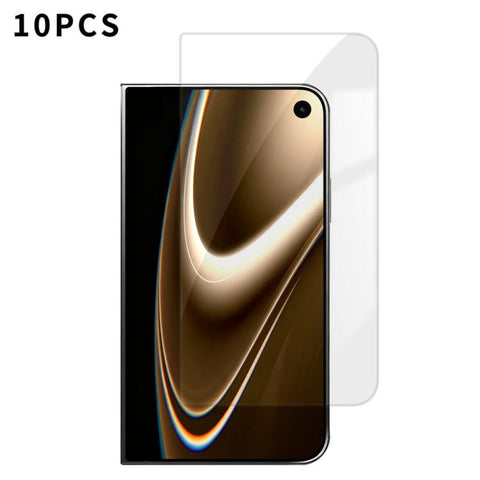 Kalebol 10pcs High-Aluminum Semi-Screen Anti-Fingerprint HD Tempered Glass Film, For iPhone Duo Outer Screen, For iPhone 18, For iPhone 18 Pro, For iPhone 18 Pro Max, For iPhone 17 Pro Max, For iPhone 17 Pro, For iPhone 17, For iPhone Air              ...