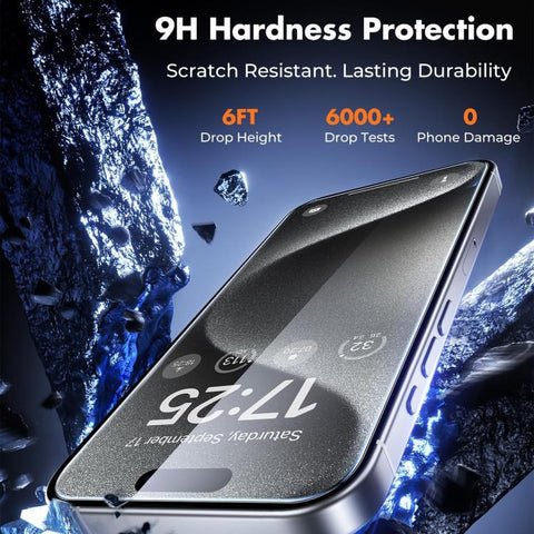 Kalebol 10pcs High-Aluminum Semi-Screen Anti-Fingerprint HD Tempered Glass Film, For iPhone Duo Outer Screen, For iPhone 18, For iPhone 18 Pro, For iPhone 18 Pro Max, For iPhone 17 Pro Max, For iPhone 17 Pro, For iPhone 17, For iPhone Air              ...