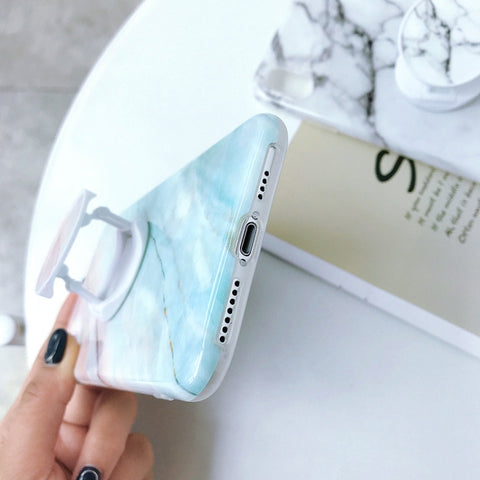 Glossy Marble Folding Bracket Anti-drop TPU Case for iPhone X / XS, Z30, Z6, Z7, Z23, Z16, Z4, Z31, Z29, Z1, Z26, Z9, Z3, Z2, Z27, Z32, Z11, Z12, Z10, Z28, Z20, Z25, Z15, Z22, Z14, Z8, Z19, Z17, Z18, Z5, Z24, Z21, Z13