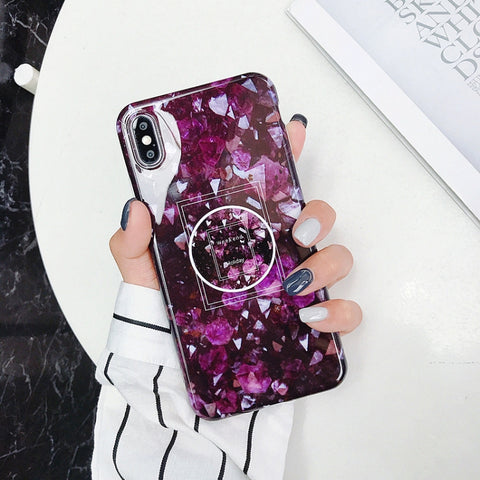 Glossy Marble Folding Bracket Anti-drop TPU Case for iPhone X / XS, Z30, Z6, Z7, Z23, Z16, Z4, Z31, Z29, Z1, Z26, Z9, Z3, Z2, Z27, Z32, Z11, Z12, Z10, Z28, Z20, Z25, Z15, Z22, Z14, Z8, Z19, Z17, Z18, Z5, Z24, Z21, Z13