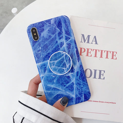 Glossy Marble Folding Bracket Anti-drop TPU Case for iPhone XR, Z30, Z6, Z7, Z23, Z16, Z4, Z31, Z29, Z1, Z26, Z9, Z3, Z2, Z27, Z32, Z11, Z12, Z10, Z28, Z20, Z25, Z15, Z22, Z14, Z8, Z19, Z17, Z18, Z5, Z24, Z21, Z13