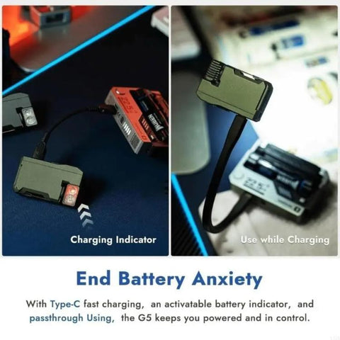 Rechargeable EDC Magnetic Portable Mini Flashlight