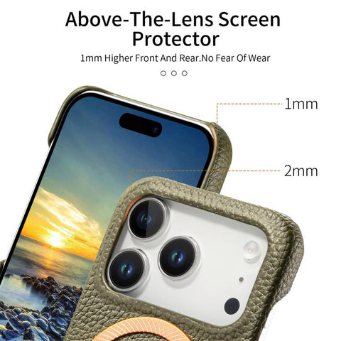 Litchi Texture Brushed MagSafe PU Back Cover Phone Case, For iPhone 18 Pro / 17 Pro, For iPhone 18 Pro Max / 17 Pro Max, For iPhone 17, For iPhone 16 Pro Max, For iPhone 16 Pro, For iPhone 16 Plus