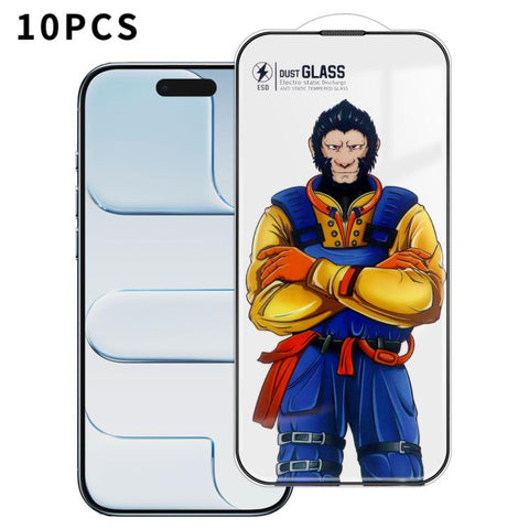 10pcs Armor Super-Strong 3D Curved 120C Anti-Static High-Aluminum Screen-Printed HD Tempered Glass Film, For iPhone Duo Outer Screen, For iPhone 18, For iPhone 18 Pro, For iPhone 18 Pro Max, For iPhone 17 Pro Max, For iPhone 17 Pro, For iPhone 17      ...