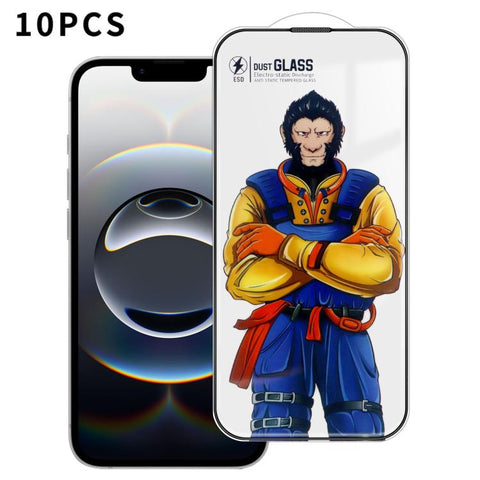 10pcs Armor Super-Strong 3D Curved 120C Anti-Static High-Aluminum Screen-Printed HD Tempered Glass Film, For iPhone Duo Outer Screen, For iPhone 18, For iPhone 18 Pro, For iPhone 18 Pro Max, For iPhone 17 Pro Max, For iPhone 17 Pro, For iPhone 17      ...