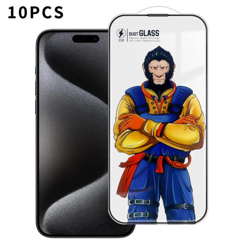 10pcs Armor Super-Strong 3D Curved 120C Anti-Static High-Aluminum Screen-Printed HD Tempered Glass Film, For iPhone Duo Outer Screen, For iPhone 18, For iPhone 18 Pro, For iPhone 18 Pro Max, For iPhone 17 Pro Max, For iPhone 17 Pro, For iPhone 17      ...