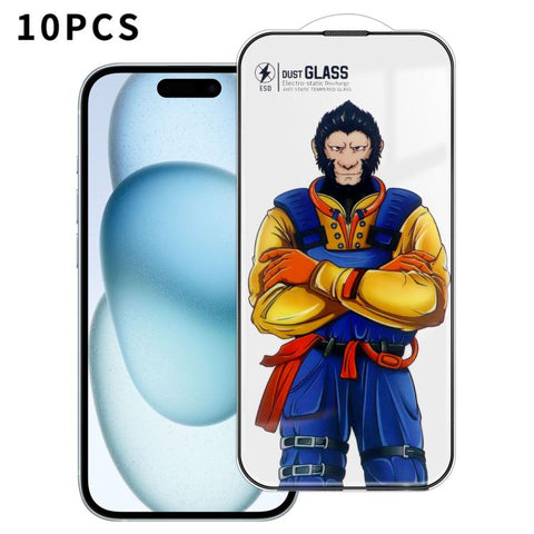 10pcs Armor Super-Strong 3D Curved 120C Anti-Static High-Aluminum Screen-Printed HD Tempered Glass Film, For iPhone Duo Outer Screen, For iPhone 18, For iPhone 18 Pro, For iPhone 18 Pro Max, For iPhone 17 Pro Max, For iPhone 17 Pro, For iPhone 17      ...