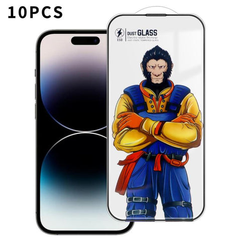 10pcs Armor Super-Strong 3D Curved 120C Anti-Static High-Aluminum Screen-Printed HD Tempered Glass Film, For iPhone Duo Outer Screen, For iPhone 18, For iPhone 18 Pro, For iPhone 18 Pro Max, For iPhone 17 Pro Max, For iPhone 17 Pro, For iPhone 17      ...