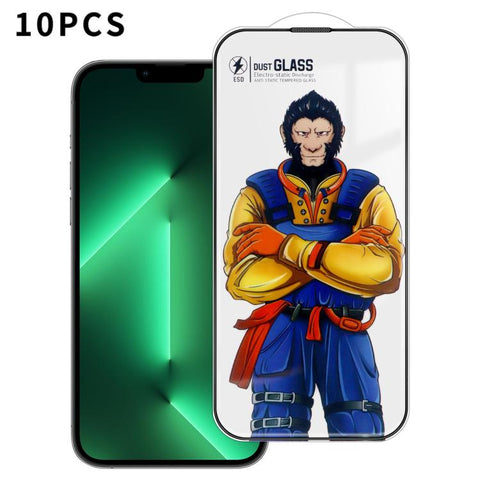 10pcs Armor Super-Strong 3D Curved 120C Anti-Static High-Aluminum Screen-Printed HD Tempered Glass Film, For iPhone Duo Outer Screen, For iPhone 18, For iPhone 18 Pro, For iPhone 18 Pro Max, For iPhone 17 Pro Max, For iPhone 17 Pro, For iPhone 17      ...