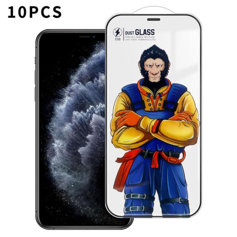 10pcs Armor Super-Strong 3D Curved 120C Anti-Static High-Aluminum Screen-Printed HD Tempered Glass Film, For iPhone Duo Outer Screen, For iPhone 18, For iPhone 18 Pro, For iPhone 18 Pro Max, For iPhone 17 Pro Max, For iPhone 17 Pro, For iPhone 17      ...