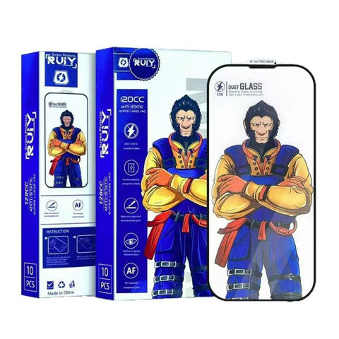 10pcs Armor Super-Strong 3D Curved 120C Anti-Static High-Aluminum Screen-Printed HD Tempered Glass Film, For iPhone Duo Outer Screen, For iPhone 18, For iPhone 18 Pro, For iPhone 18 Pro Max, For iPhone 17 Pro Max, For iPhone 17 Pro, For iPhone 17      ...