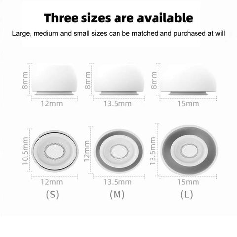1 Pair Silicone Earplugs For AirPods Pro 3, L, M, S