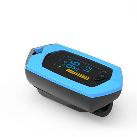 Portable Pulsioximetro Finger spo2 Pulse oxymeter blood oxygen monitor saturatiemeter (Orange)