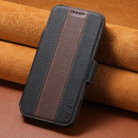 Suteni Q08 2-in-1 Multi-function Magnetic Wallet Big Litchi Vegan Leather Phone Case, For iPhone 14, For iPhone 14 Pro, For iPhone 14 Pro Max, For iPhone 13 Pro Max, For iPhone 13 Pro, For iPhone 13