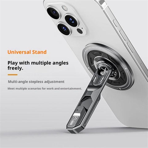 T9 Double Sided Adhesive Ring Grip 360 Degree Rotation Folding Magnetic Phone Holder