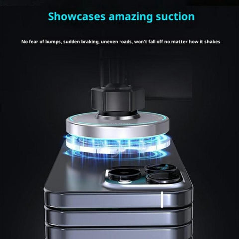 P3 15W Car Magnetic Wireless Charger Phone Mount Stand