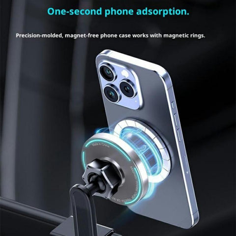 P3 15W Car Magnetic Wireless Charger Phone Mount Stand