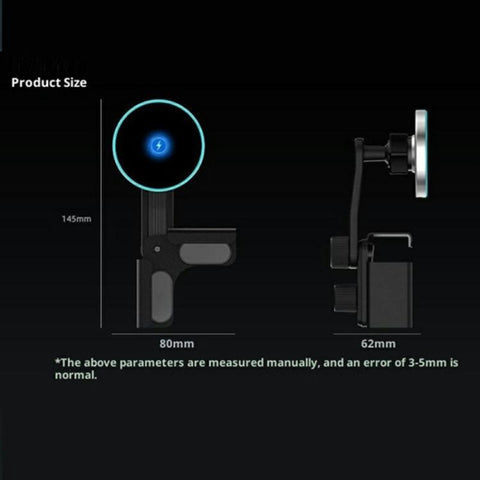 P3 15W Car Magnetic Wireless Charger Phone Mount Stand