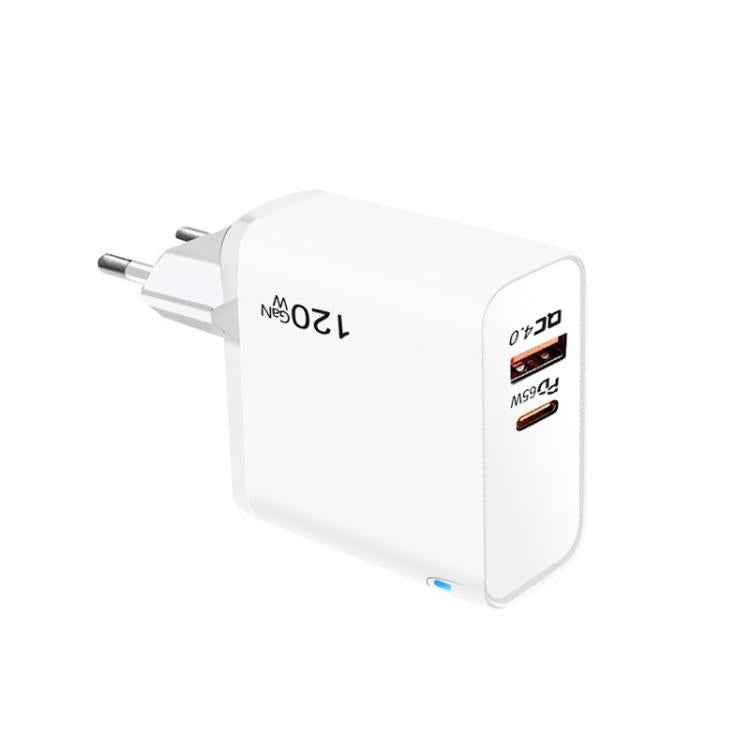 TE-PD65 GaN PD 65W + QC4.0 USB Fully Compatible Protocol Charger ，EU Plug