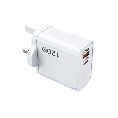 TE-PD65 GaN PD 65W + QC4.0 USB Fully Compatible Protocol Charger for MacBook ，UK Plug