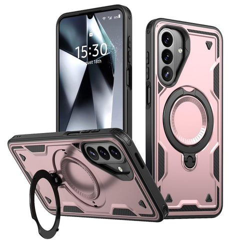 Kalebol PC Hybrid TPU Armor MagSafe Ring Holder Phone Case, For Galaxy A27 5G, For Galaxy A17 4G / 5G, For Galaxy A07 4G / 5G