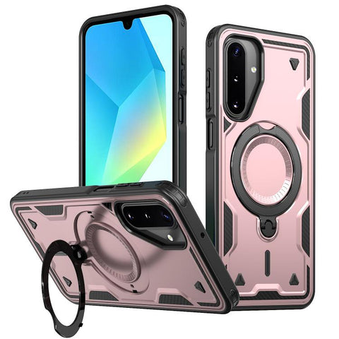 Kalebol PC Hybrid TPU Armor MagSafe Ring Holder Phone Case, For Galaxy A27 5G, For Galaxy A17 4G / 5G, For Galaxy A07 4G / 5G
