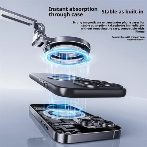 G03J First Person Shooting Perspective Neckband Stand Magnetic Phone Holder, G03J