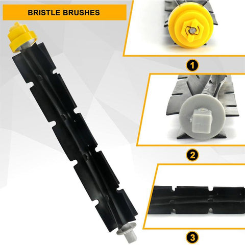 JUNSUNMAY Sweeper Main Clean Brush for iRobot Roomba 700 Series, 1pcs Main Clean Brush, 2pcs Main Clean Brush