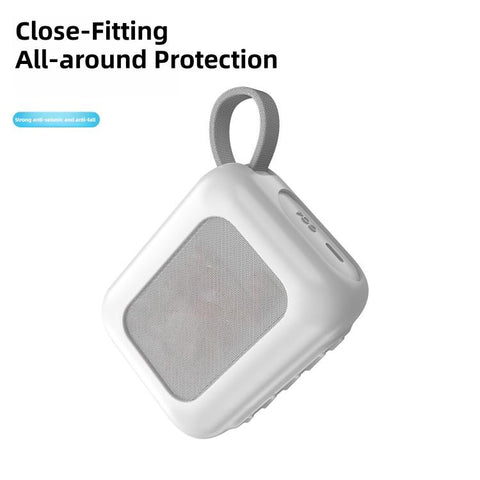 For JBL GO4 Outdoor Bluetooth Speaker Soft Silicone Drop-Proof Protective Case