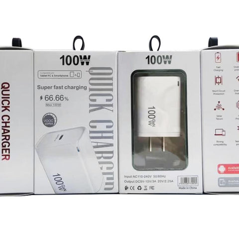 TE-PD46 GaN 100W PD 45W Fully Compatible Protocol Charger，US Plug