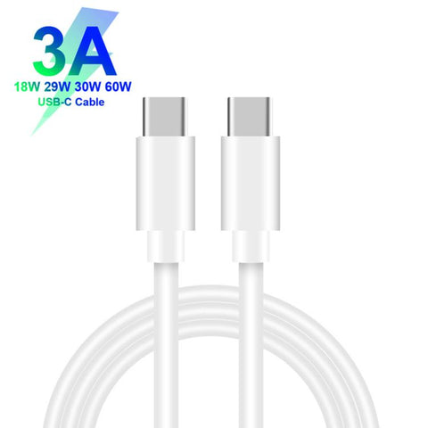 TE-PD46 GaN 100W PD 45W Fully Compatible Charger with Type-C to Type-C Data Cable，US Plug