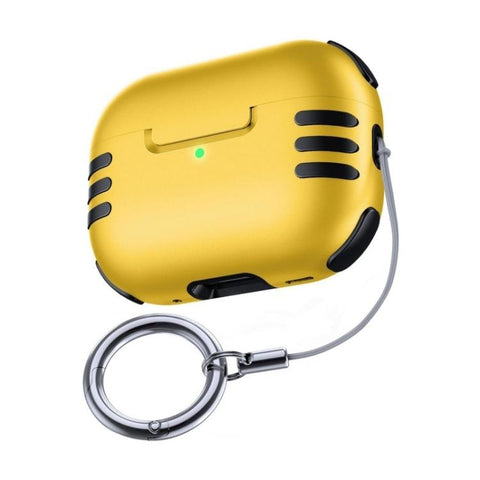 Full Coverage Airbag Shockproof Protective Cover with Lanyard Ring, For AirPods Pro 2