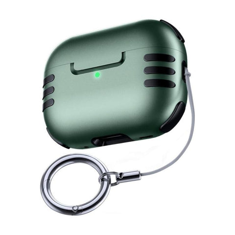 Full Coverage Airbag Shockproof Protective Cover with Lanyard Ring, For AirPods Pro 2