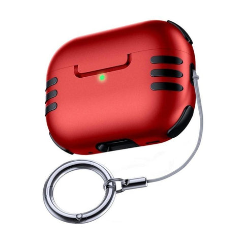 Full Coverage Airbag Shockproof Protective Cover with Lanyard Ring, For AirPods Pro 2