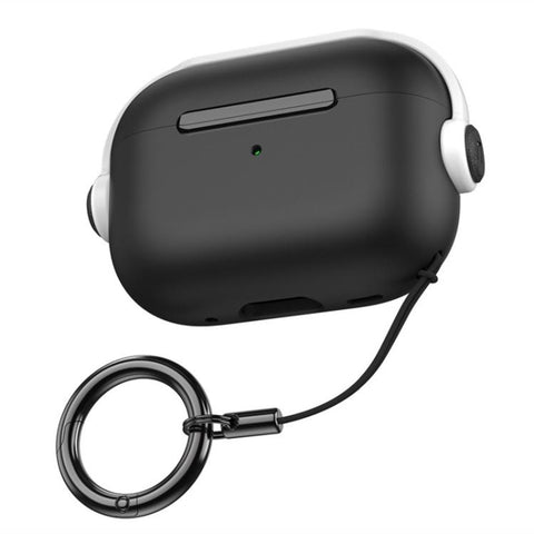 Music Boy TPU Earphone Protective Cover with Lanyard Clip, For AirPods Pro 3