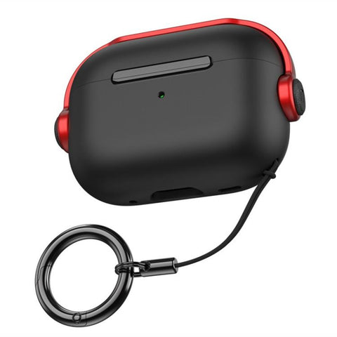 Music Boy TPU Earphone Protective Cover with Lanyard Clip, For AirPods Pro 3