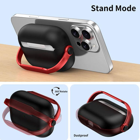 Music Boy TPU Earphone Protective Cover with Lanyard Clip, For AirPods Pro 3