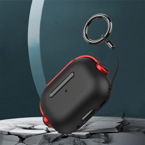 Music Boy TPU Earphone Protective Cover with Lanyard Clip, For AirPods Pro 3