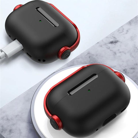 Music Boy TPU Earphone Protective Cover with Lanyard Clip, For AirPods Pro 3
