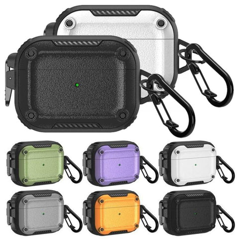 Explorer Buckle Frosted Earphone Protective Cover with Carabiner, For AirPods Pro 2