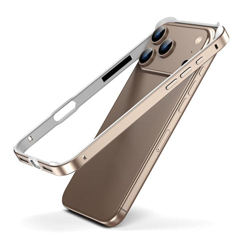 Metal Hybrid Silicone Four-Corner Shockproof Cooling Phone Frame Case, For iPhone 18 Pro / 17 Pro, For iPhone 18 Pro Max / 17 Pro Max, For iPhone 17, For iPhone Air