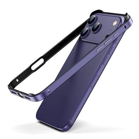 Metal Hybrid Silicone Four-Corner Shockproof Cooling Phone Frame Case, For iPhone 18 Pro / 17 Pro, For iPhone 18 Pro Max / 17 Pro Max, For iPhone 17, For iPhone Air