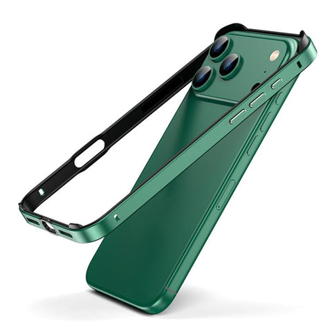 Metal Hybrid Silicone Four-Corner Shockproof Cooling Phone Frame Case, For iPhone 18 Pro / 17 Pro, For iPhone 18 Pro Max / 17 Pro Max, For iPhone 17, For iPhone Air