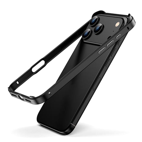 Metal Hybrid Silicone Four-Corner Shockproof Cooling Phone Frame Case, For iPhone 18 Pro / 17 Pro, For iPhone 18 Pro Max / 17 Pro Max, For iPhone 17, For iPhone Air