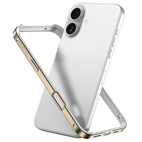Metal Hybrid Silicone Four-Corner Shockproof Cooling Phone Frame Case, For iPhone 18 Pro / 17 Pro, For iPhone 18 Pro Max / 17 Pro Max, For iPhone 17, For iPhone Air